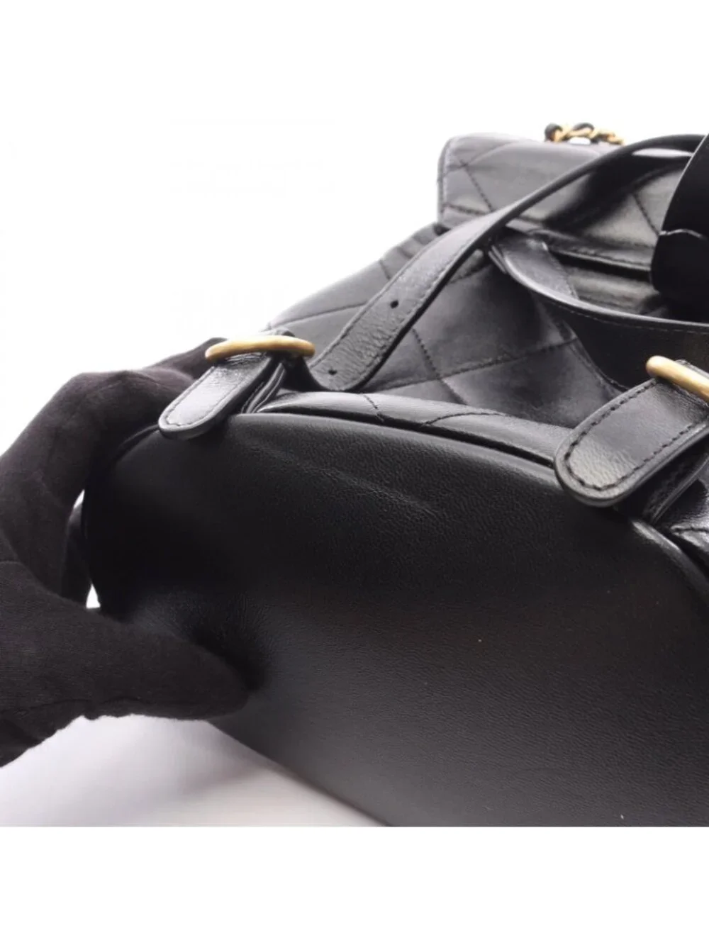 Chanel Backpack 19 Black Lambskin Quilted Small